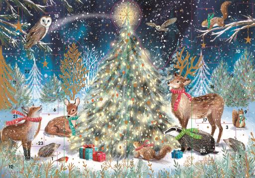 3D ADVENT CALENDAR - MAGICAL WOODLAND