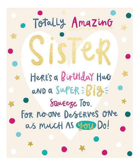 SISTER BIRTHDAY