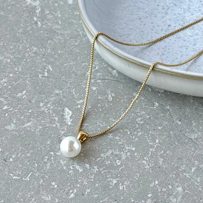 Pearl Necklace - Flax Barn Waterproof Jewellery