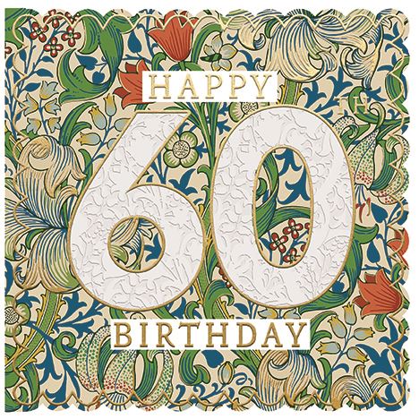 WILLIAM MORRIS 60TH BIRTHDAY