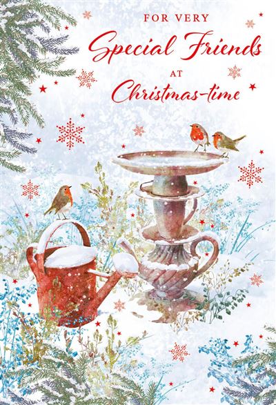 SPECIAL FRIENDS SNOWY/BIRD BATH