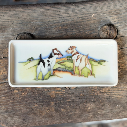 MOORCROFT - THE LOYAL COMPANION (TERRIER) TRAY