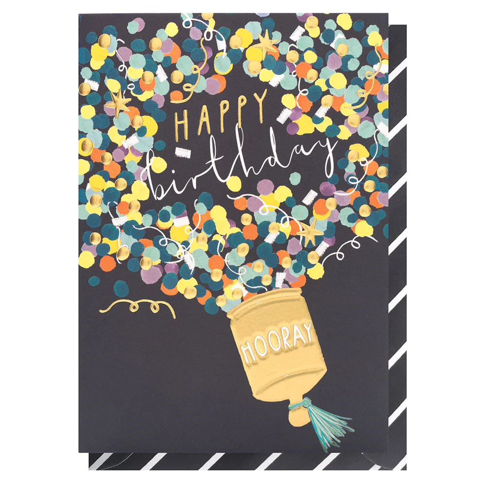 POPPING BIRTHDAY HOORAY
