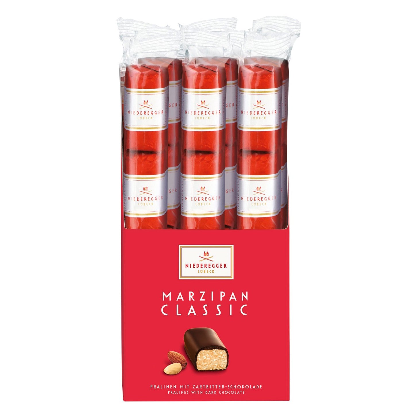 Dark chocolate marzipan mini loaves