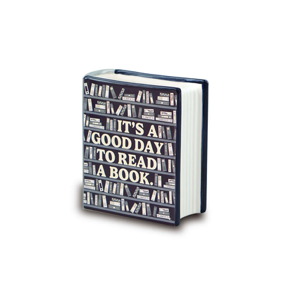 ITS A GOOD DAY TO READ A BOOK SMALL CERAMIC POT