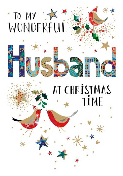 HUSBAND KISSING ROBINS