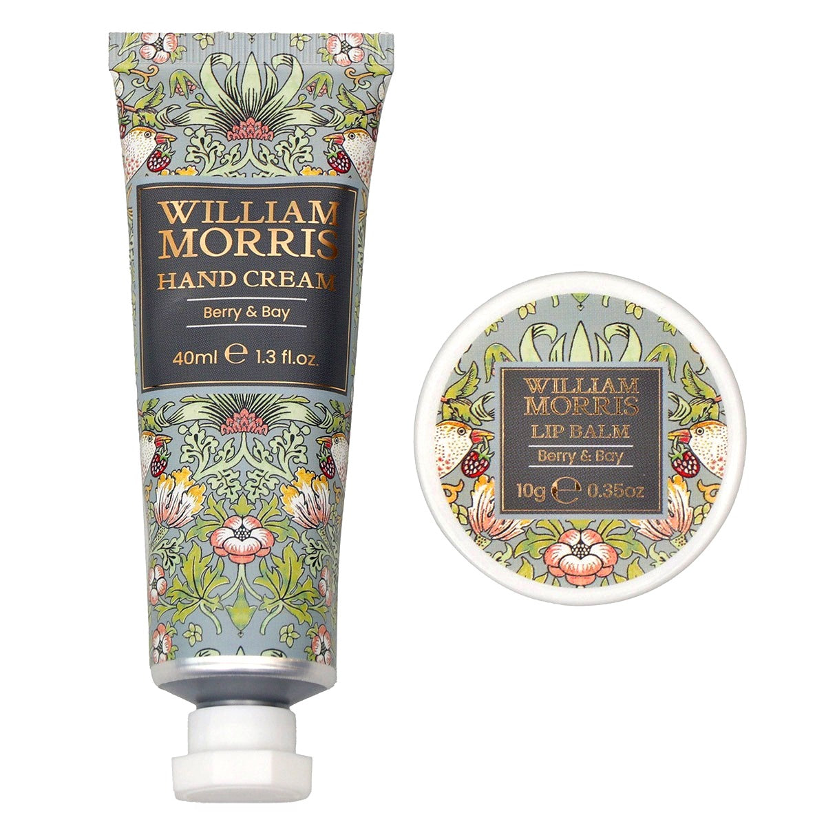 WILLIAM MORRIS STRAWBERRY THIEF HAND & LIP CARE SET