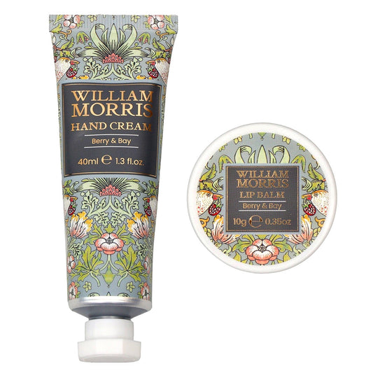 WILLIAM MORRIS STRAWBERRY THIEF HAND & LIP CARE SET