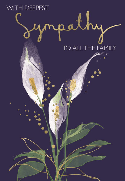 SYMPATHY TO ALL THE FAMILY