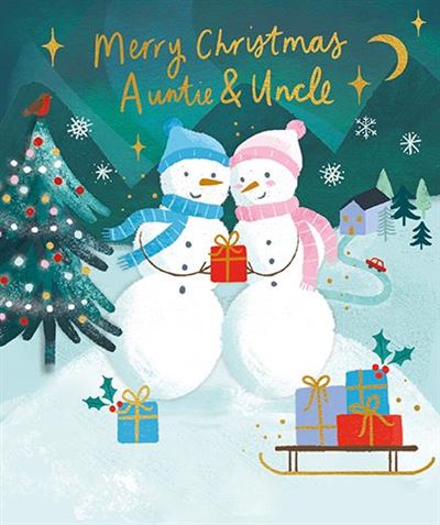 Auntie & Uncle - Snow Couple