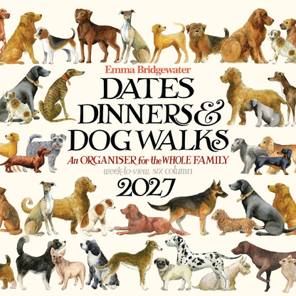 Emma Bridgewater Dates Dinners & Dog Walks WT Planner Wall Calendar 2027