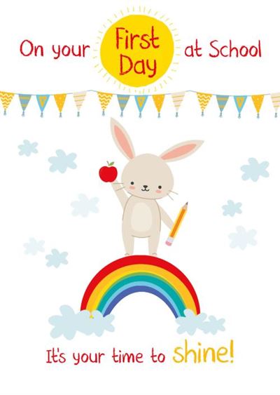 (FDS) BUNNY/RAINBOW
