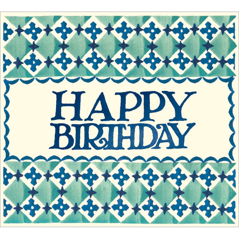 EMMA BRIDGEWATER SPONGEWARE HAPPY BIRTHDAY