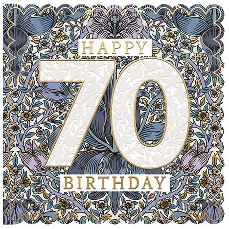 WILLIAM MORRIS  70TH BIRTHDAY