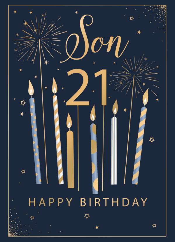 SON 21ST BIRTHDAY