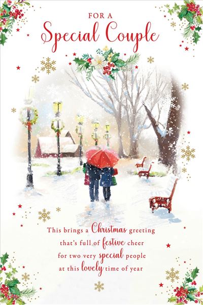 SPECIAL COUPLE SNOWY WALK