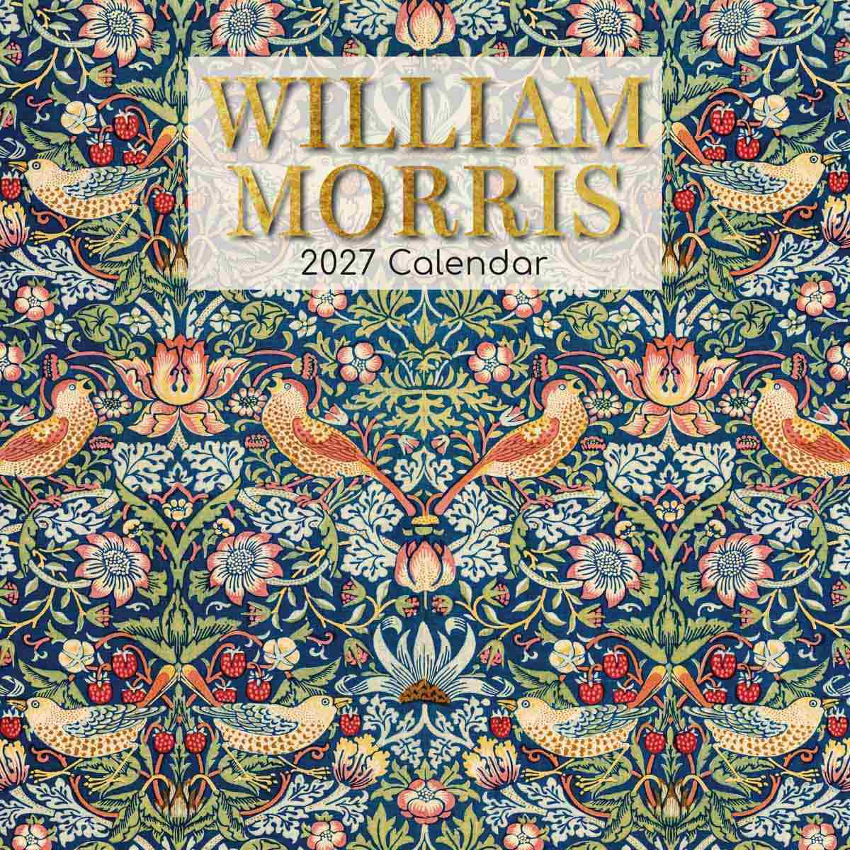 WILLIAM MORRIS 2027 CALENDAR