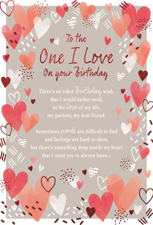 BDAY ONE I LOVE