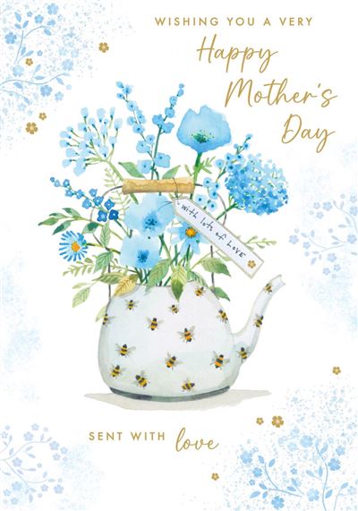 (MGE) BLUE FLOWERS/TEAPOT