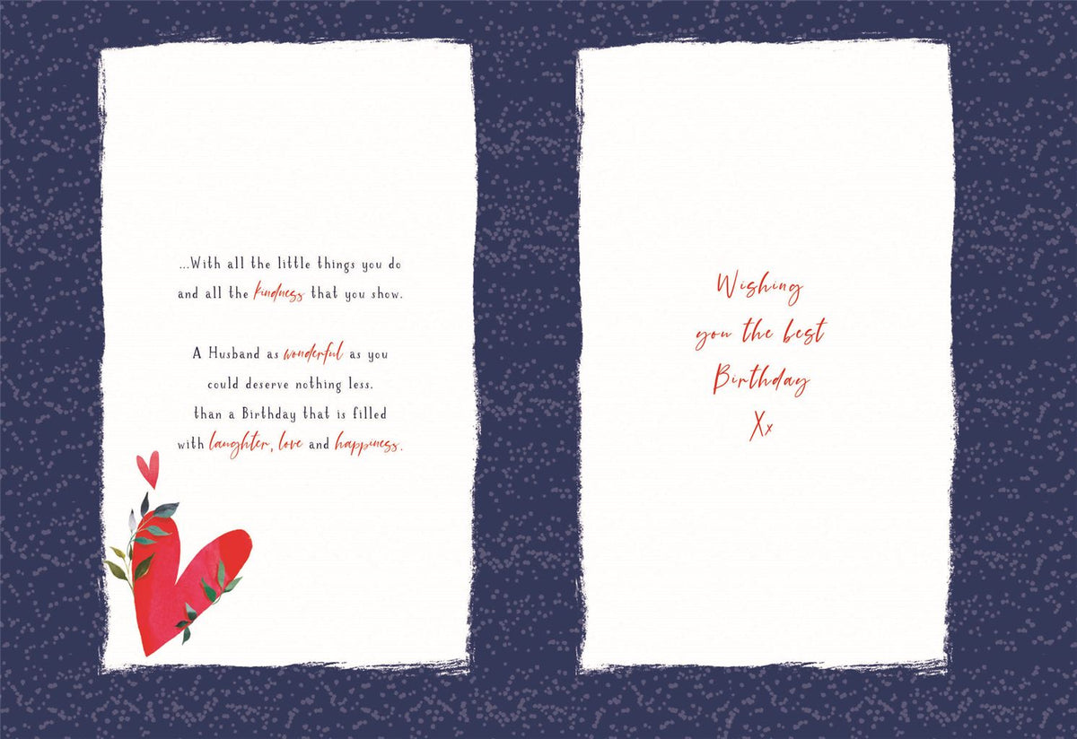 HUSBAND BIRTHDAY BOXED CARD