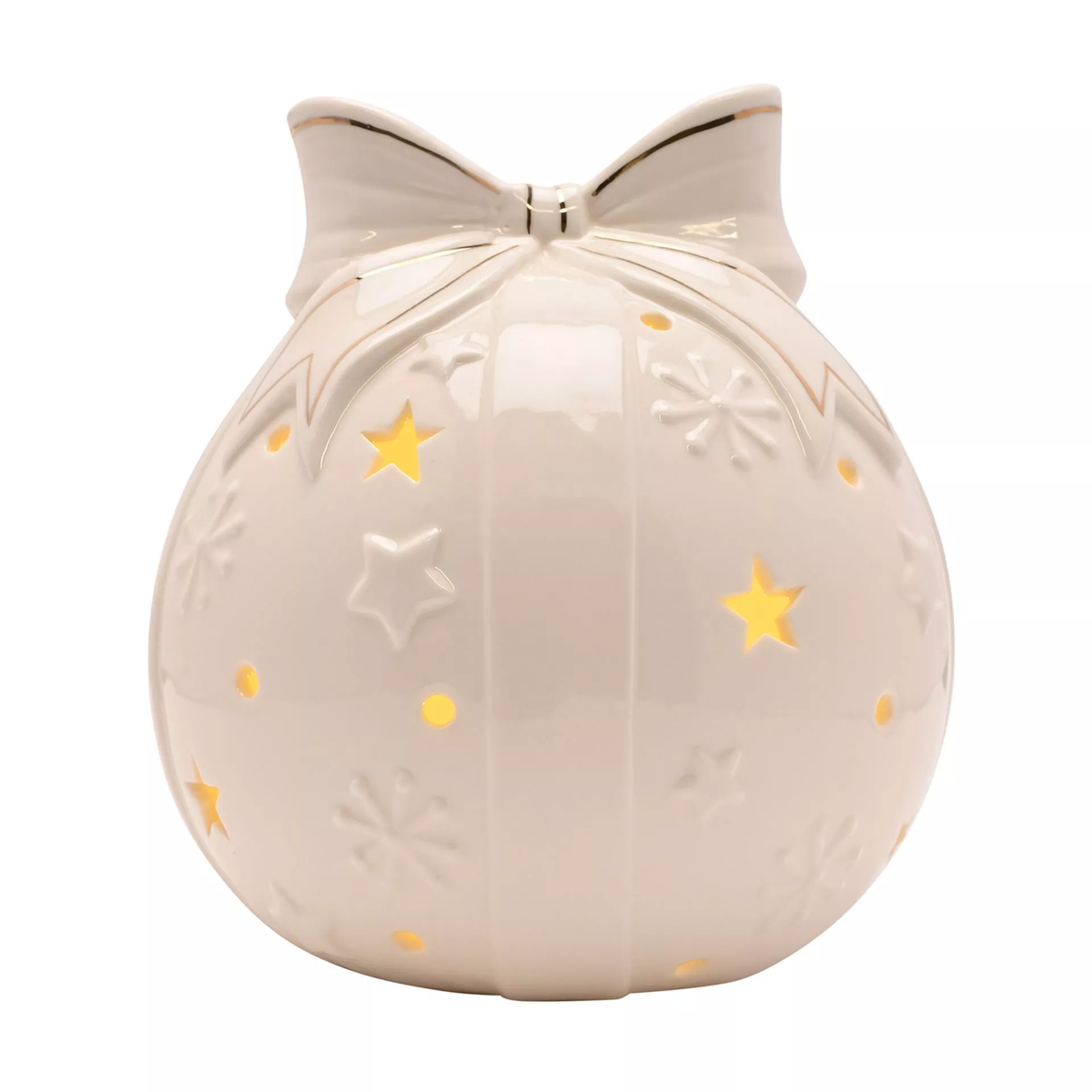 LED PORCELAIN BAUBLE - 15CM