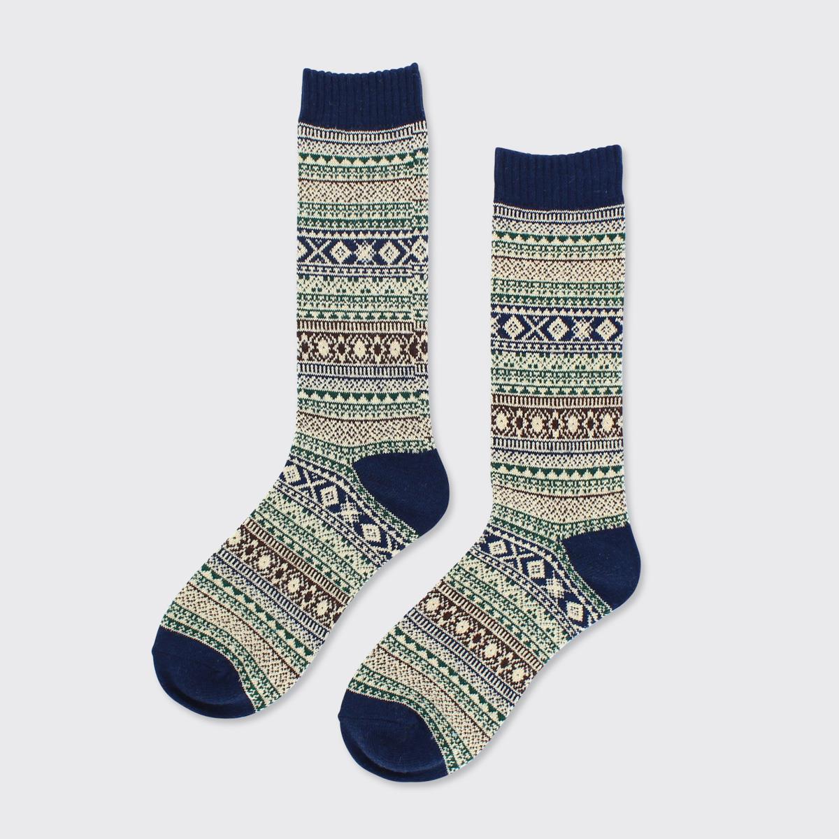 Men's Nordic Socks - Navy