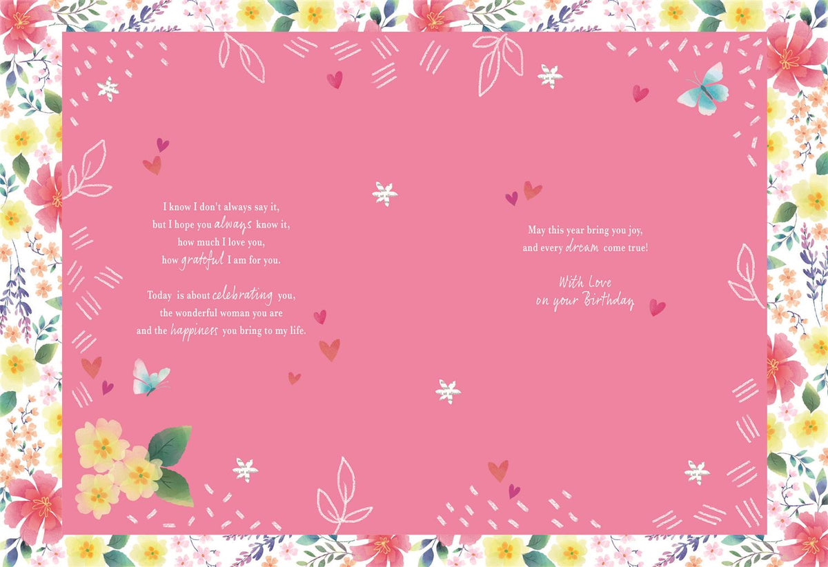 WIFE BIRTHDAY BOXED CARD