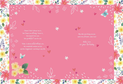 WIFE BIRTHDAY BOXED CARD