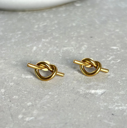 Knot Studs - Flax Barn Waterproof Jewellery