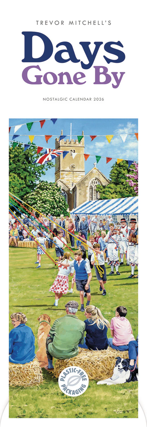 Days Gone By, Nostalgia by Trevor Mitchell Slim Calendar 2026 (PFP)