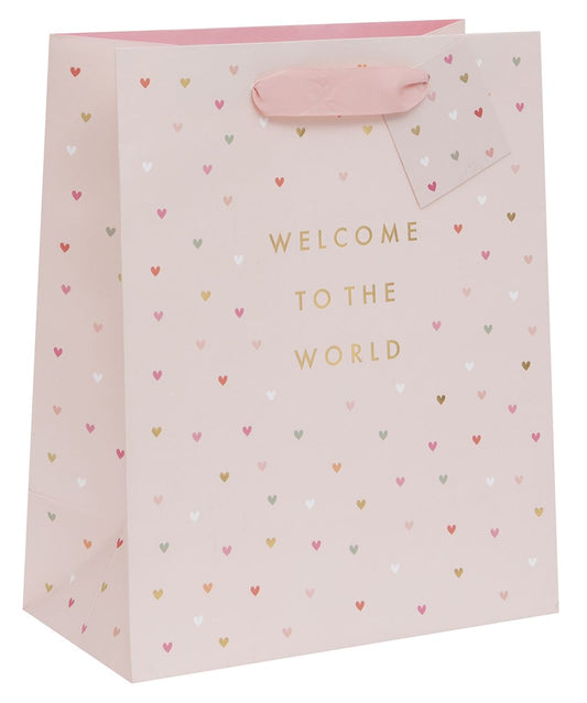 BAG LARGE TOM WELCOME TO THE WORLD PINK