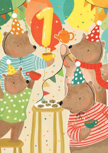 1ST BIRTHDAY TEDDY BEAR PARTY