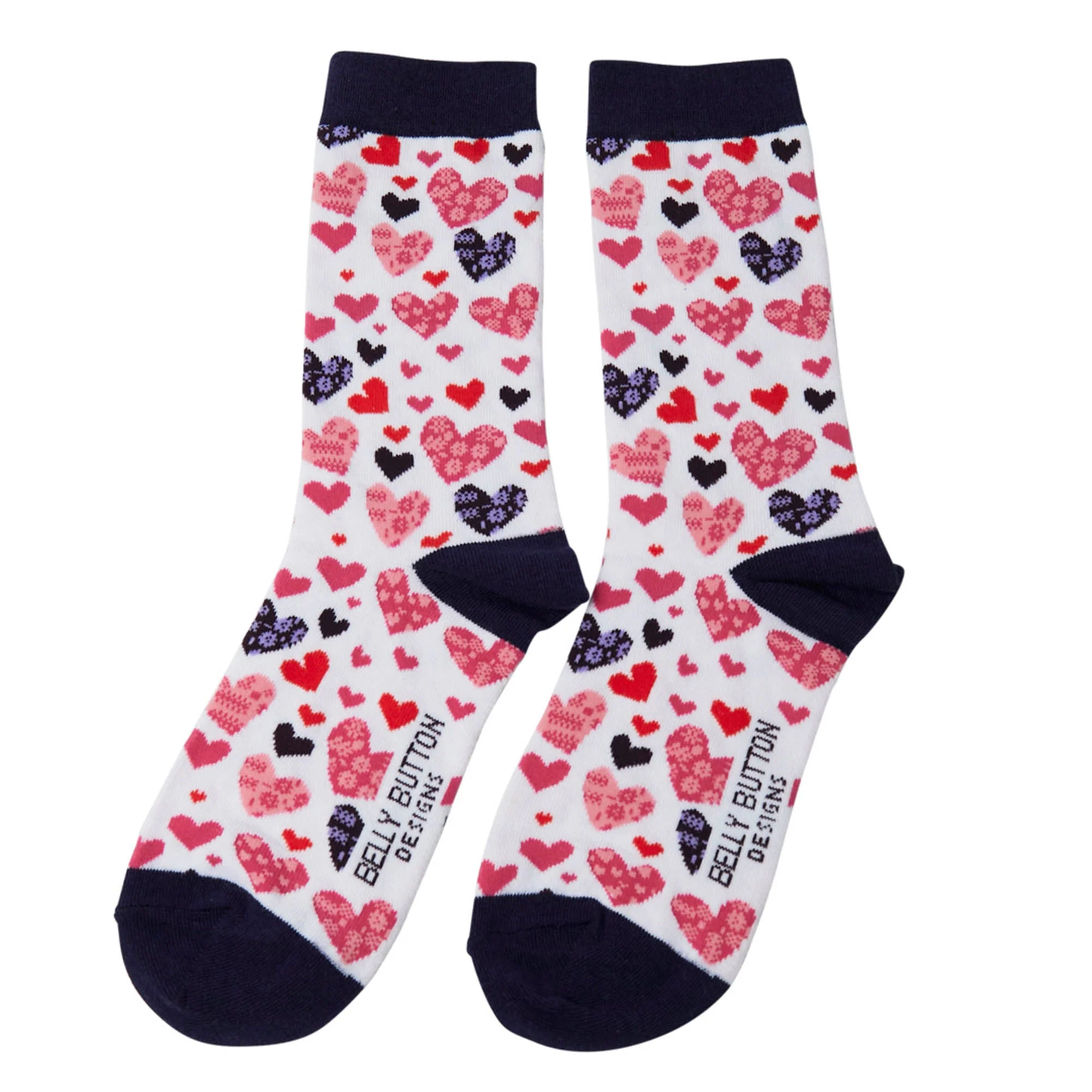 TAPESTRY HEARTS BAMBOO SOCKS