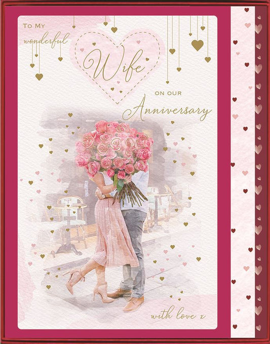 WIFE ANNIVERSARY BOXED CARD