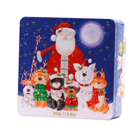 SANTA & FRIENDS TIN