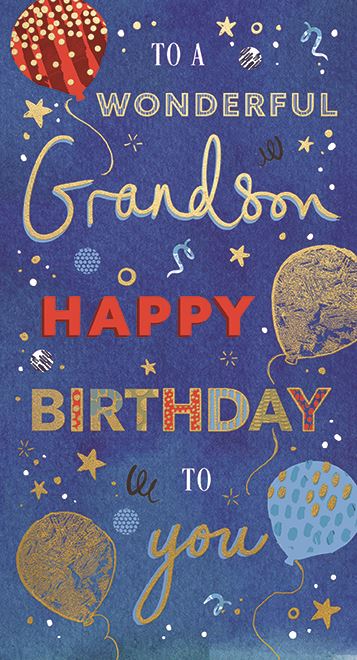 GRANDSON BIRTHDAY