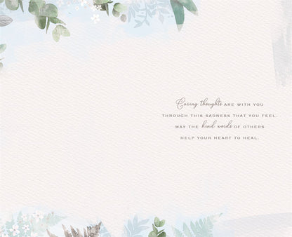 SYMPATHY ON THE LOSS OF YOUR HUSBAND