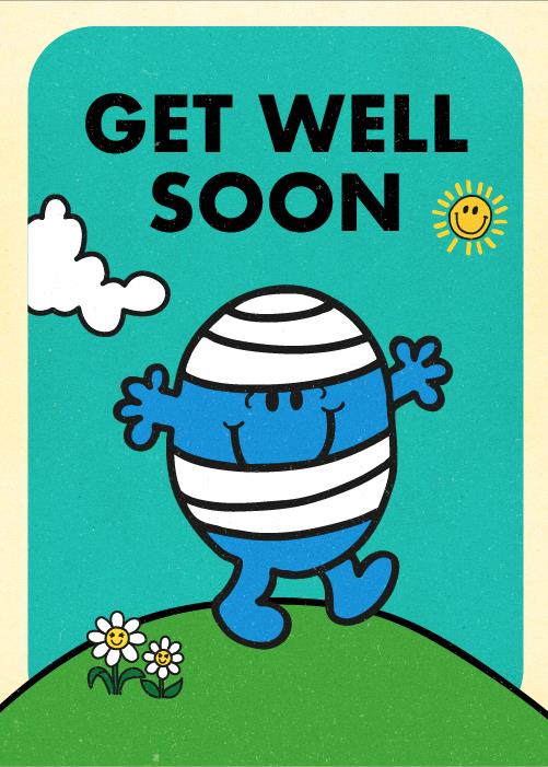MR MEN GET WELL SOON